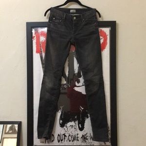 MOTHER the looker lies and shadows skinny jeans